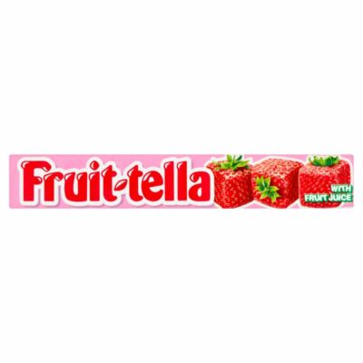 Fruittella Kaubonbons Erdbeere - 41g - 12er-Packung