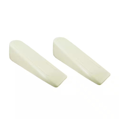 Heavy-Duty Beige Rubber Door Stop (2-Pack)
