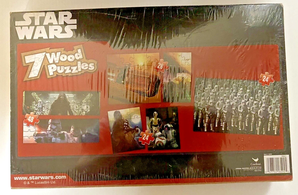 7 rompecabezas de madera Star Wars - Nuevo Disney Foto 2 de 2