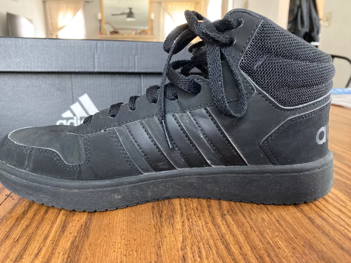 Size - adidas Hoops 2.0 Mid Black, mens athletic shoes, tennis shoes, Adidas | eBay