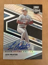 2020 Elite Extra Edition Signatures #93 Levi Prater - Oklahoma