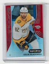 2019-20 Synergy Red Base Rookie Card # 73 Colin Blackwell Nashville Predators