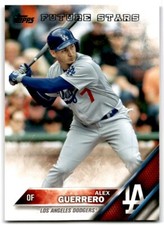 2016 Topps Alex Guerrero Los Angeles Dodgers #279