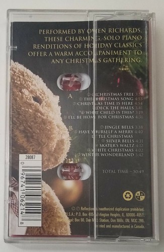 Owen Richards Christmas Piano Cassette Tape 2003 Reflections - Foto 2 di 5