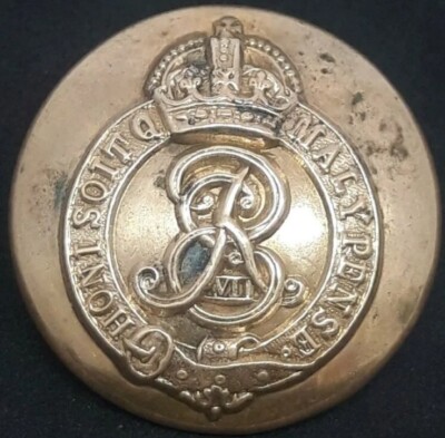 Ungewöhnlich großer 29 mm Edward VII Brigadiers & Colonels Knopf für einen tollen Mantel
