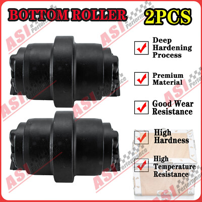 2PCS Bottom Track Roller For John Deere 27D Excavator Undercarriage