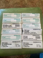 12 Boxes (3000-Pk) Bostitch Brad Nails 18 Gauge 1" BT1309B BT1309 NOS One Lot