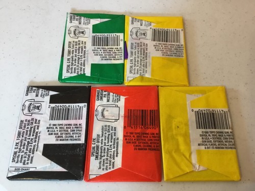 Garbage Pail Kids Series 3,4,5,6,&12 Wax Packs. You Get 1 Of Each Series. - Picture 3 of 3