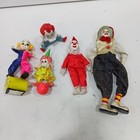 5pc Bundle of Assorted Circus Clown Figurines