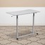 flash furniture sit-down/stand-up ergonomic computer desk #nan-ip61gg*light grey