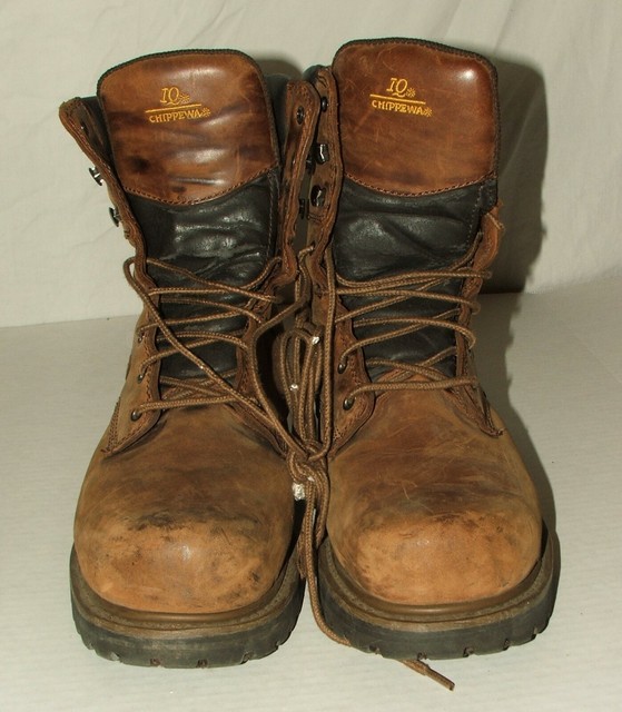 chippewa logging boots