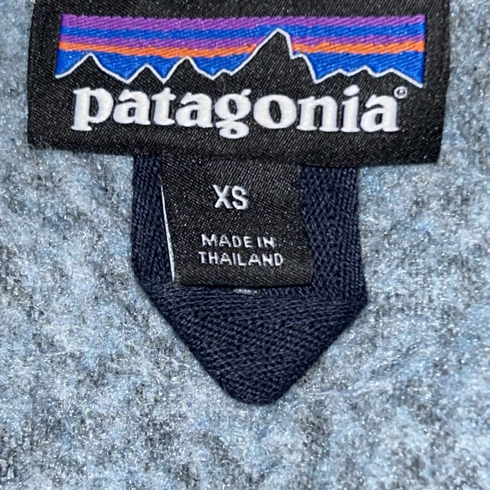 Patagonia Woolyester Fleece Pullover Blue Long Sleeve Women’s XS - Image 4 of 4