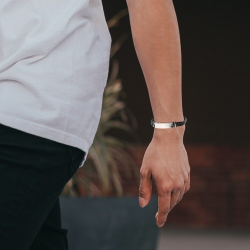 Braided Bangle Boyfriend Bracelets Men Bangle - 第 7/12 張圖片