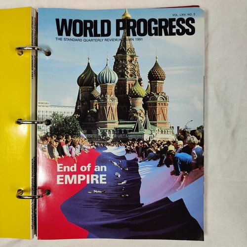 World Progress The Standard Quarterly Review Yearbook 1991 #1 #2 #3 #4 Binder - Picture 5 of 24