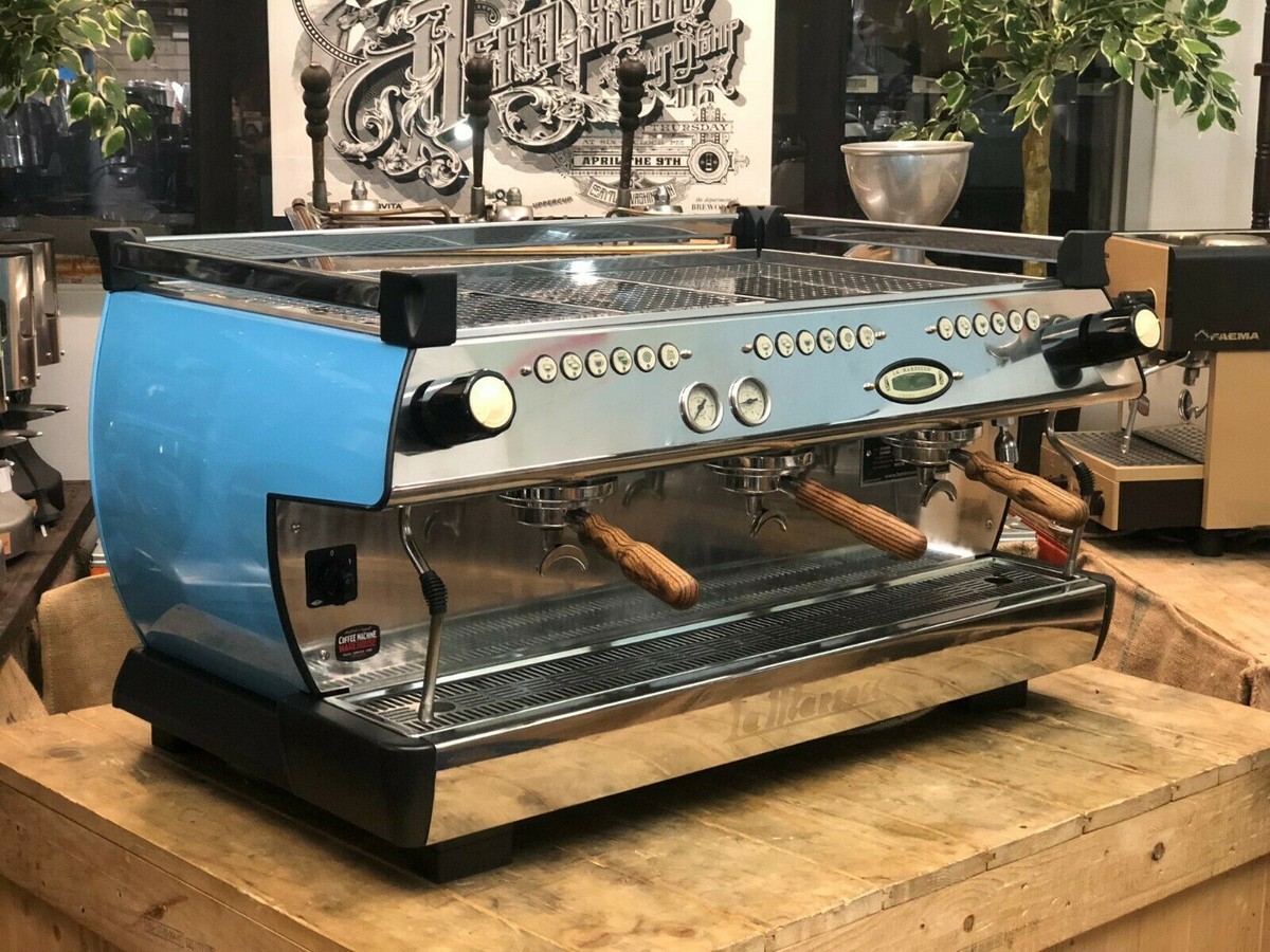 LA MARZOCCO GB5 GROUP CUSTOM BABY BLUE ESPRESSO COFFEE MACHINE