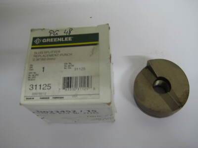 Greenlee 31125 Standard Slug-Splitter Replacement Punch (60 mm) 2.36''