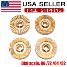 96 72 64 32 Gear Index Wheel Dial Jewelry Tool For Gem Stone Faceting Machine US