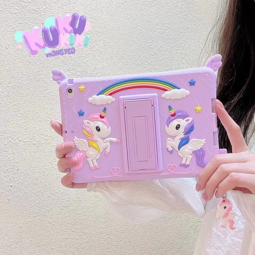 For iPad 10th 9 8 7 mini 6 5 4 Air 1 2 Pro 11 Unicorn Kid Shockproof Case Cover - Picture 4 of 10