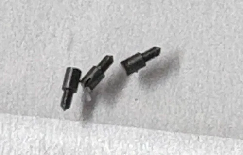 HAMILTON 12 SIZE POCKETWATCH   #1359 DIAL FOOT SCREWS   (3 SCREWS)------D-228