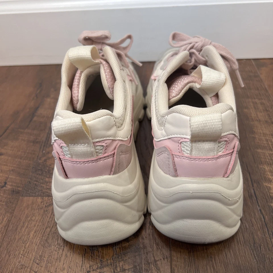 Zapatillas de plataforma para mujer Zara con suela neutra/rosa/gris/beige 38/8 Foto 4 de 4