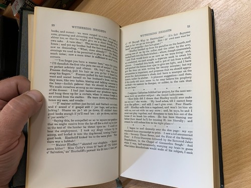 1960s EMILY BRONTE "WUTHERING HEIGHTS" HERON FICTION HARDBACK BOOK (P3) - Picture 8 of 15