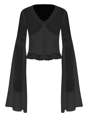 Women Blouse Flower Tops Summer Cardigan Ice Silk Cropped Daily Gothic Pattern - Picture 23 of 31