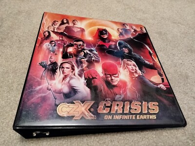 CZX Crisis on Infinite Earths Factory Sealed Binder - w/ Wardrobe card B1 inside