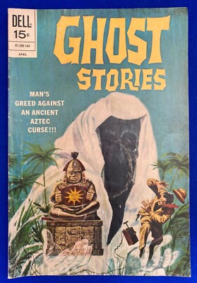 Vintage April 1971 Dell Ghost Stories Comic Book No. 28-Ancient Aztec Curse