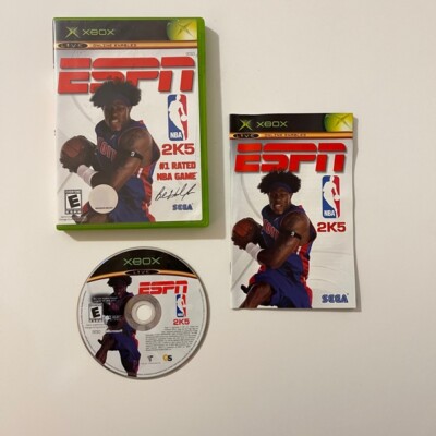 ESPN NBA 2K5 (Microsoft Xbox, 2004) Complete with Game, Disc, & Manual