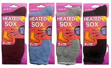 4 Pk, Women Thick Heated insulated Thermals Socks Keeps Feet Warmer 2.13 TOG