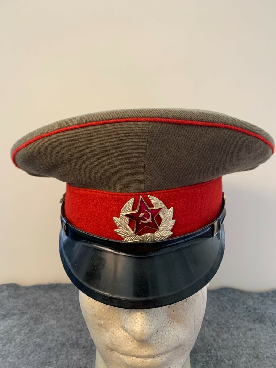 ソ連軍陸軍海軍空軍KGB警察ARMOR将校軍帽Soviet ussr army ソ連軍陸軍海軍空軍KGB警察ARMOR将校軍帽Soviet ussr army