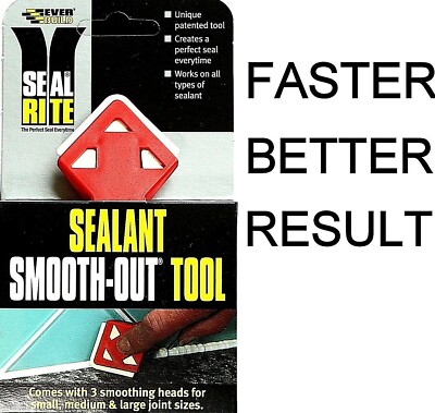 Smooth Out Silicone Sealant Caulk Finishing Smoothing Seal Rite