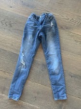 Joe's Jeans Girls Distressed Denim Cpsia Jeans Size 10 Adjustable Waist