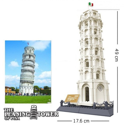 Conjunto de bloques de construcción de atracciones de monumentos de fama mundial - Imagen 9 de 41