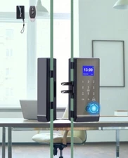 Perfiware Smart Glass Swing Office Door Lock - Fingerprint, Password