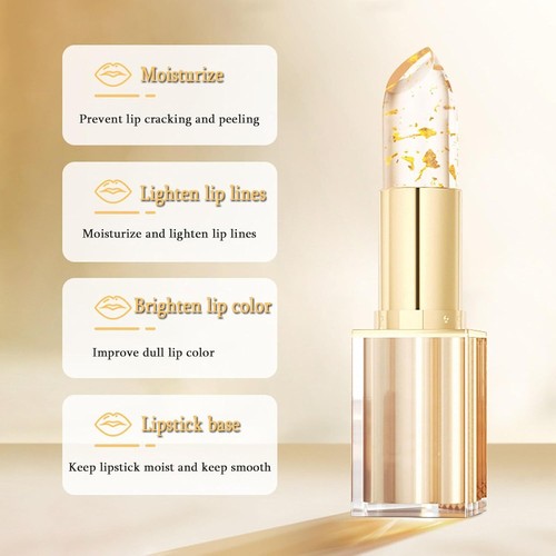 Transferproof Color Changing Lipstick, Warm Change Glossy Lip Gloss for Women~~ - Bild 4 von 10