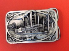 Vintage 1983 Riverboat Siskiyou Belt Buckle