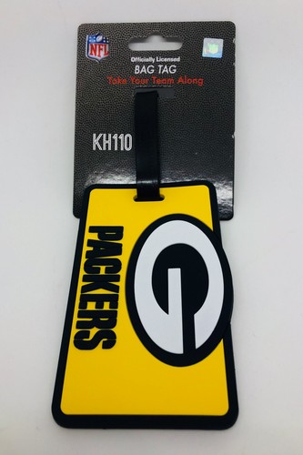 NFL Green Bay Packers Soft Luggage Bag Tags /Gym bag / Golf bag - 第 2/3 張圖片