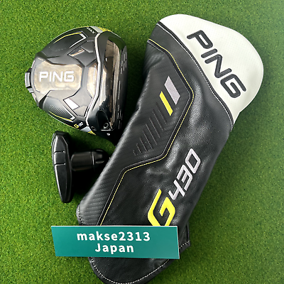 Ping G430 MAX 9deg Driver Head Only with Head Cover Used Ping G430 MAX 9deg Driver Head Only with Head Cover Used