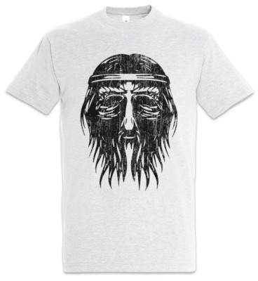 Nordic Barbarian Face T-Shirt Vikings Odin Hugin and Munin Valhall Thor Odhin