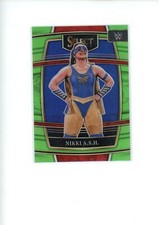 2022 Select WWE Nikki A.S.H. #54 RAW Concourse Neon Green Prizm 7/49