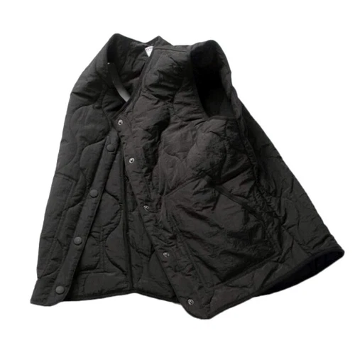 Mens Quilted Liner Vest Military Style Japanese Urban Outdoor Unisex coats - Bild 6 von 15