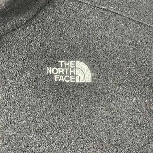 The North Face Giacca Pile Ragazzo L Nera Full Zip Accogliente Finto Collo Grande Gioventù - Foto 3 di 13