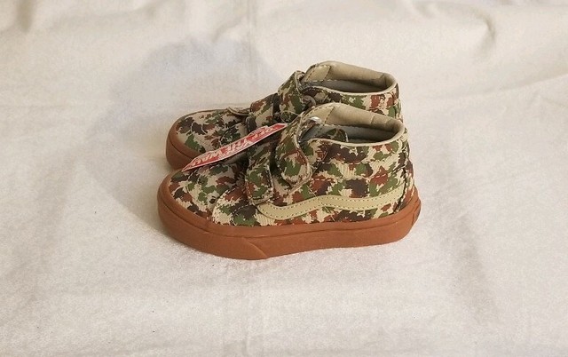 vans camo kids
