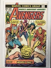 THE AVENGERS # 133 -ORIGIN OF KREE. - MID-GRADE- MARVEL BRONZE AGE MINOR MCU KEY