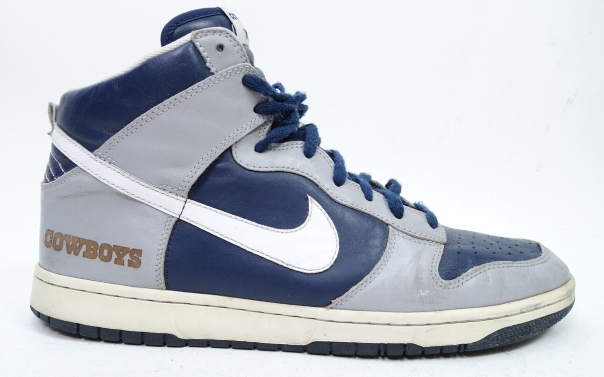 Nike ID Dunk High Dallas Cowboys Sneakers Shoes NFL 535078 Nike ID Dunk High Dallas Cowboys Sneakers Shoes NFL 535078
