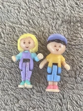 Vintage Bluebird Polly Pocket Swinging Pretty Polly & Matt Figure 1995