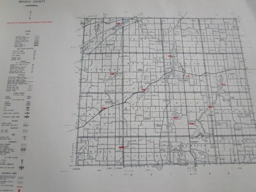 1961 ZWEIG Grafschaft Mi Erhaltung DNR KARTE