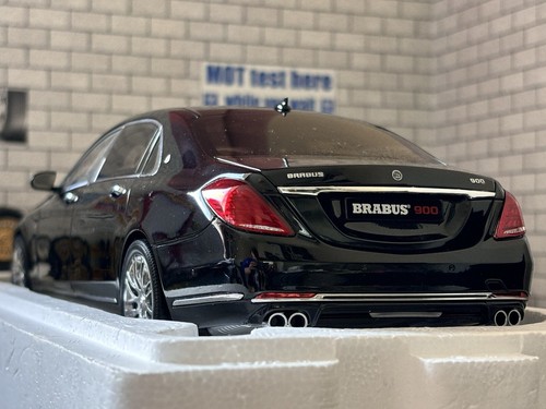 1:18 *EN CAJA* CASI REAL BRABUS 900 Mercedes-Benz MAYBACH CLASE S (Negro) ¡LHD!! - Imagen 2 de 10