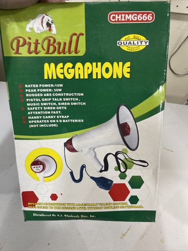 bulk buys Megaphone with Built-in Siren and Carry Strap